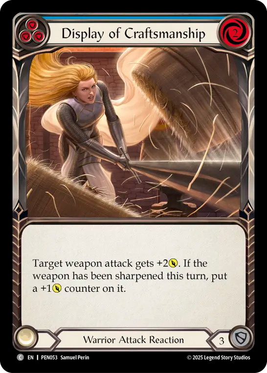 Display of Craftsmanship (Blue)