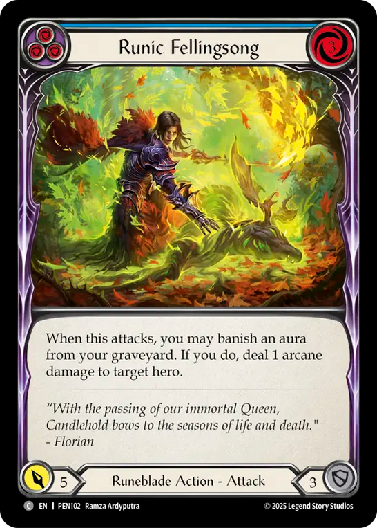 Runic Fellingsong (Blue)