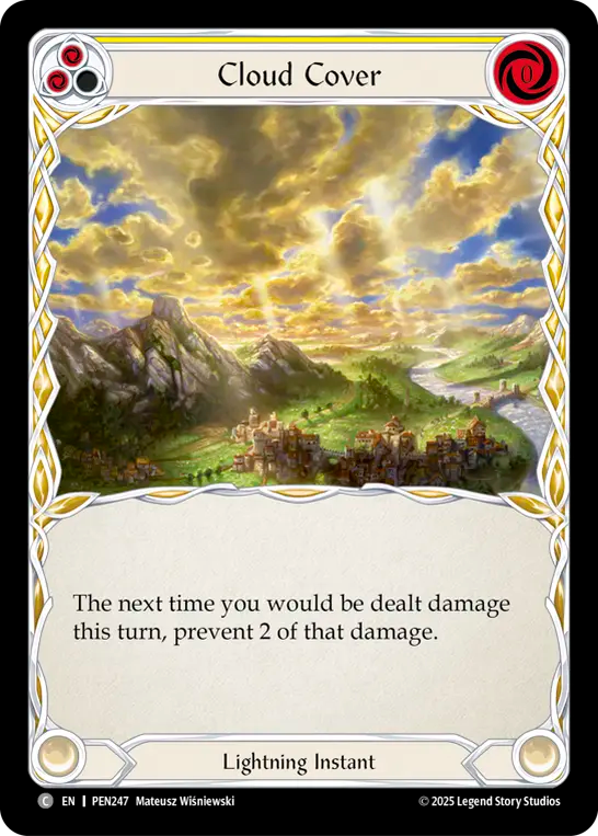Cloud Cover (Yellow)
