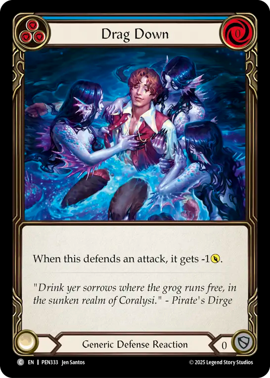 Drag Down (Blue)