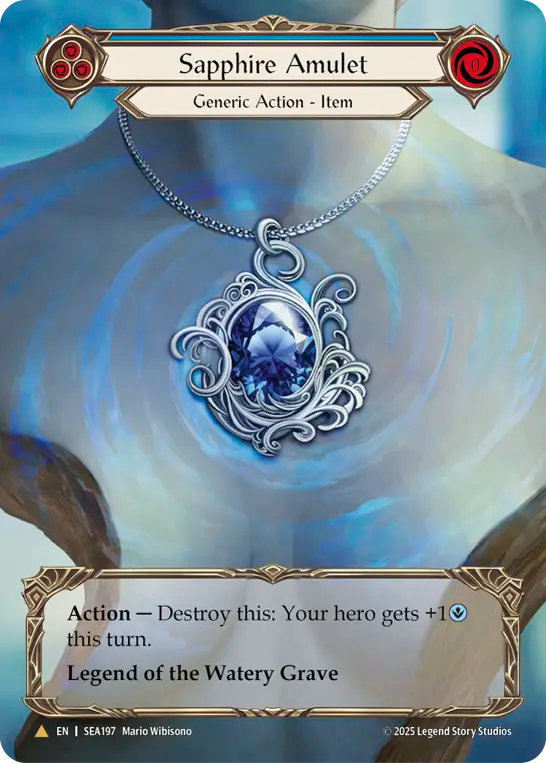 Sapphire Amulet