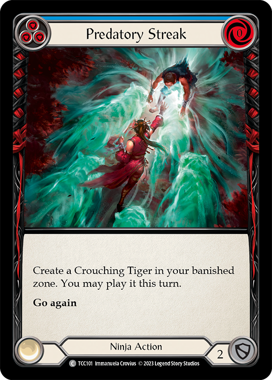 Predatory Streak (Blue) - TCC101
