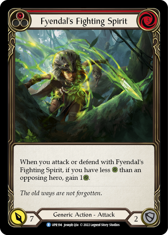 [RF] Fyendal's Fighting Spirit (Red) - UPR194