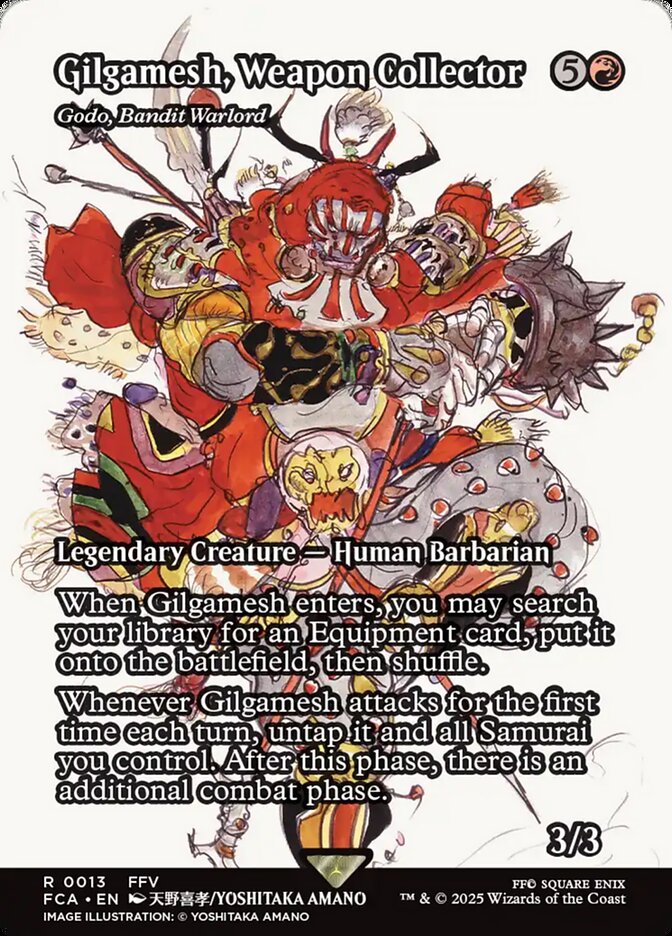 Gilgamesh, Weapon Collector (Godo, Bandit Warlord)
