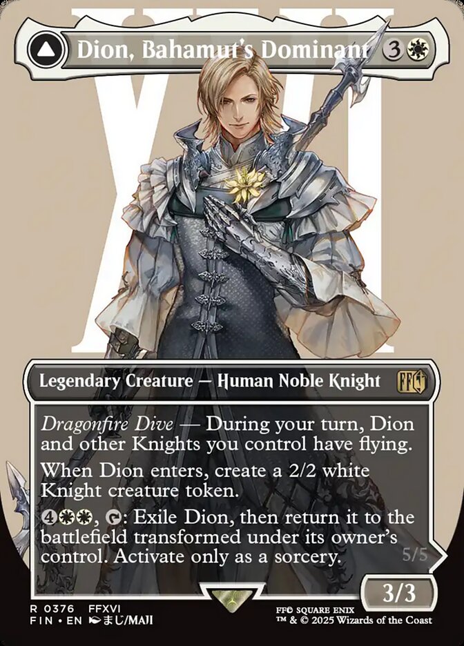 Dion, Bahamut's Dominant // Bahamut, Warden of Light (Borderless)