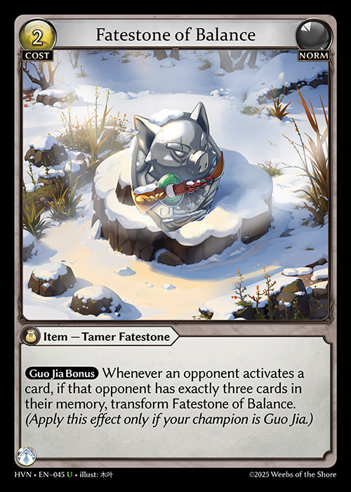 Fatestone of Balance // Woodland Shoats