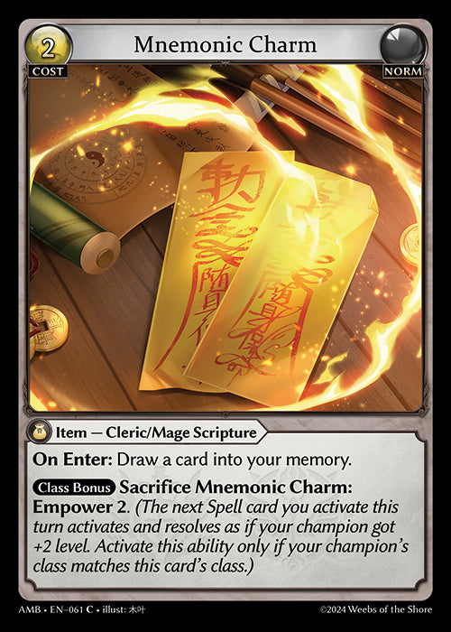 Mnemonic Charm