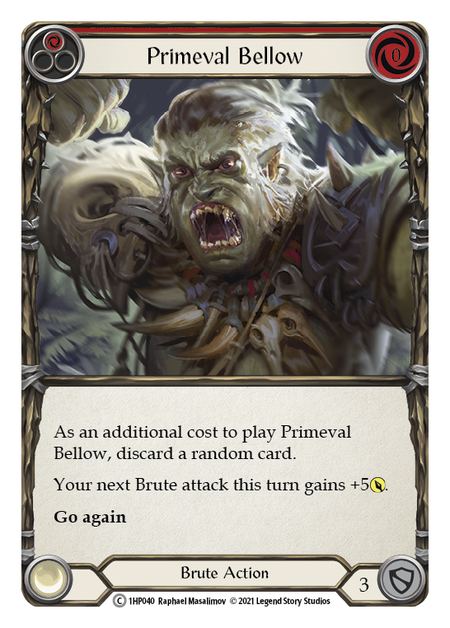 Primeval Bellow (Red) - 1HP040