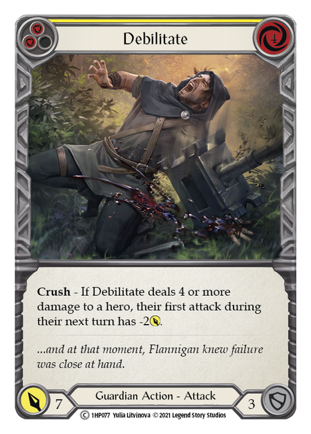 Debilitate (Yellow) - 1HP077