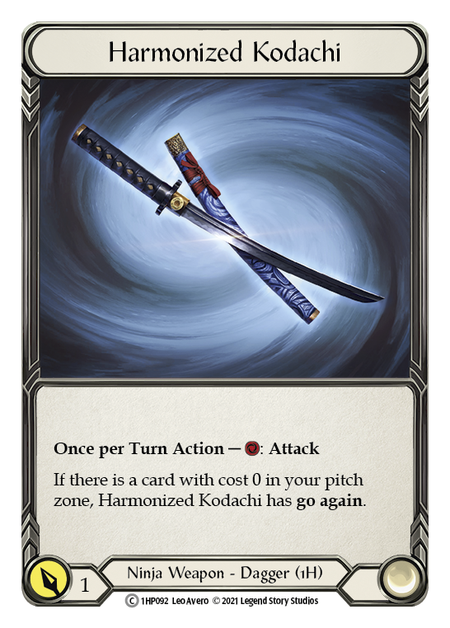 Harmonized Kodachi (Right) - 1HP092