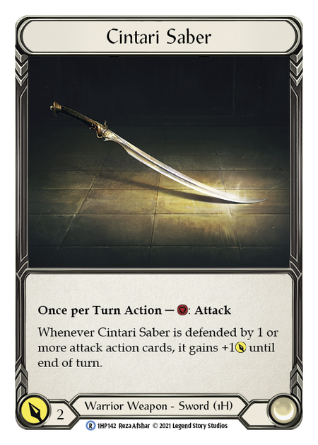Cintari Saber (Right) - 1HP142