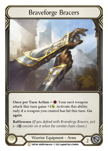Braveforge Bracers - 1HP144