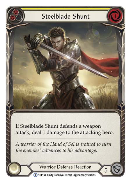 Steelblade Shunt (Yellow) - 1HP157