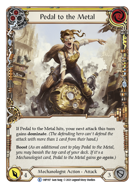 Pedal to the Metal (Yellow) - 1HP197