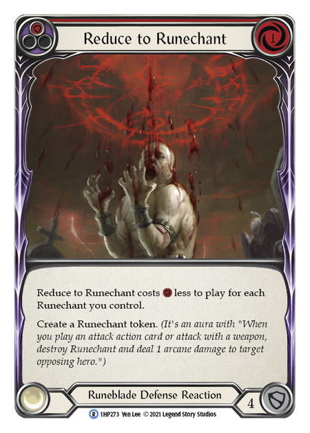 Reduce to Runechant (Red) - 1HP273