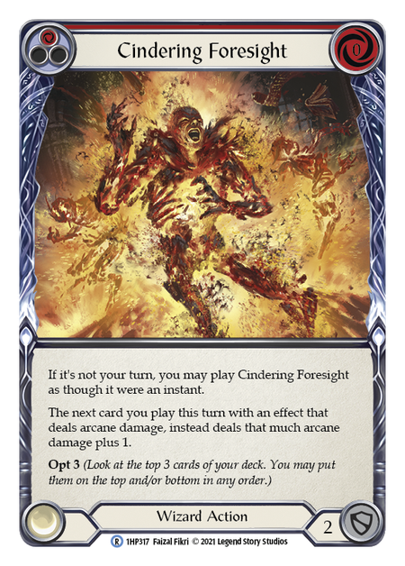 Cindering Foresight (Red) - 1HP317
