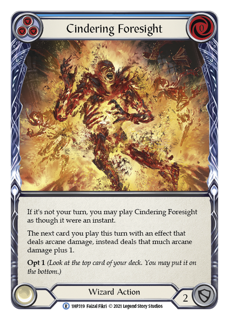 Cindering Foresight (Blue) - 1HP319