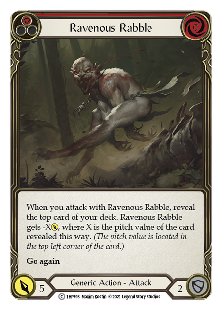 Ravenous Rabble (Red) - 1HP393