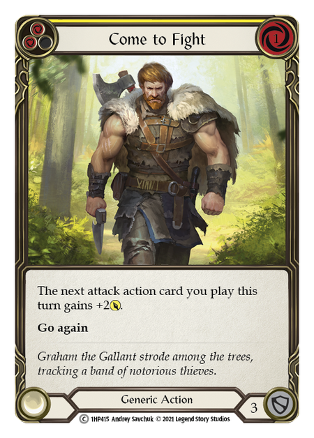 Come to Fight (Yellow) - 1HP415