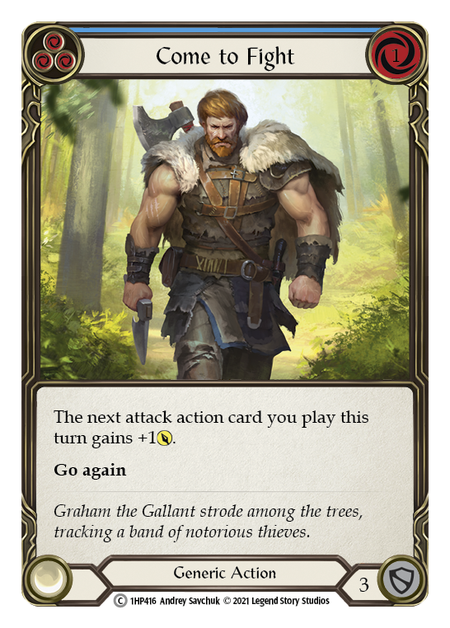 Come to Fight (Blue) - 1HP416