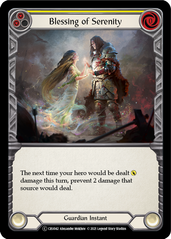 Blessing of Serenity (Yellow) - UL-CRU042