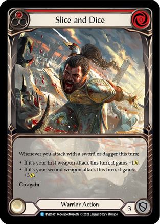 (1st Edition-EA RF) Slice and Dice (Red) - EVR057EA