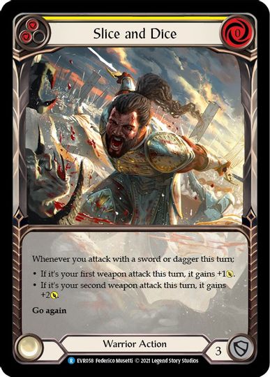 (1st Edition-EA RF) Slice and Dice (Yellow) - EVR058EA