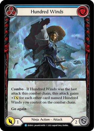 (1st Edition-EA RF) Hundred Winds (Blue) - EVR043EA
