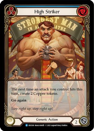(1st Edition-EA RF) High Striker (Blue) - EVR166EA