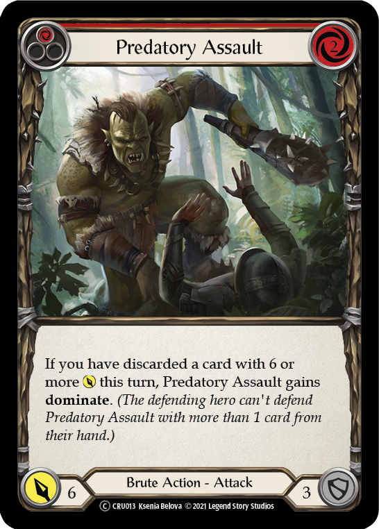 Predatory Assault (Red) - UL-CRU013