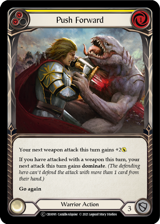 Push Forward (Yellow) - UL-CRU095