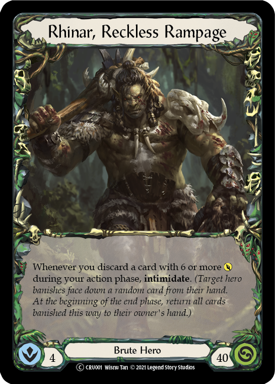 Rhinar, Reckless Rampage - UL-CRU001