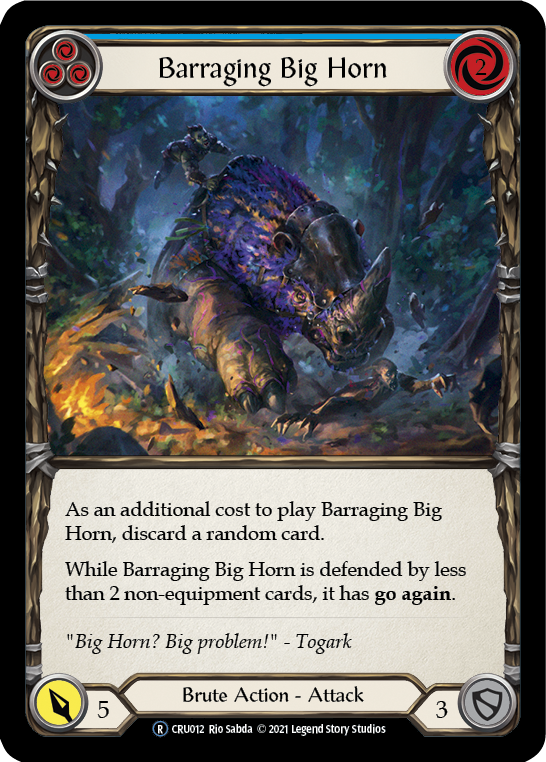 Barraging Big Horn (Blue) - UL-CRU012