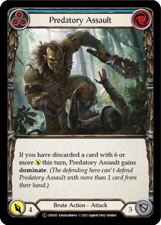 Predatory Assault (Blue) - UL-CRU015