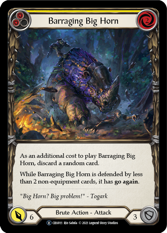 Barraging Big Horn (Yellow) - UL-CRU011