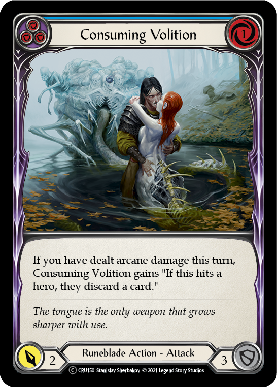 Consuming Volition (Blue) - UL-CRU150