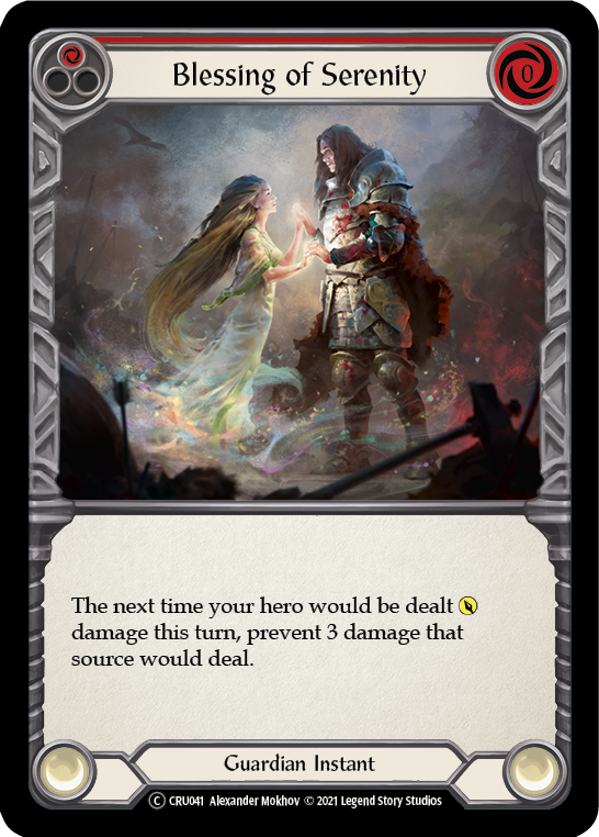 Blessing of Serenity (Red) - UL-CRU041