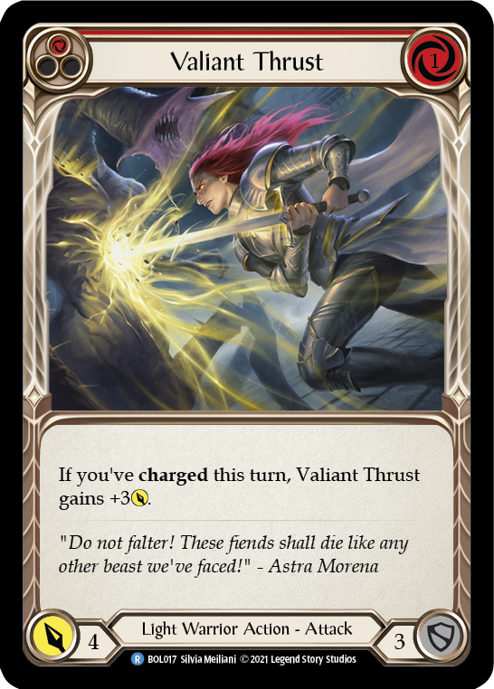 Valiant Thrust (Red) - BOL017