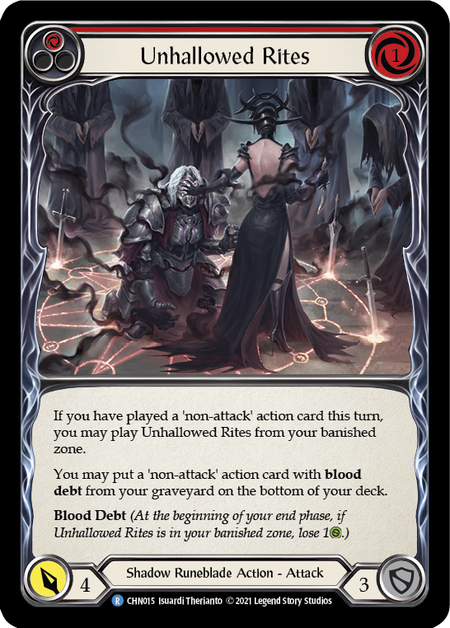 Unhallowed Rites (Red) - CHN015