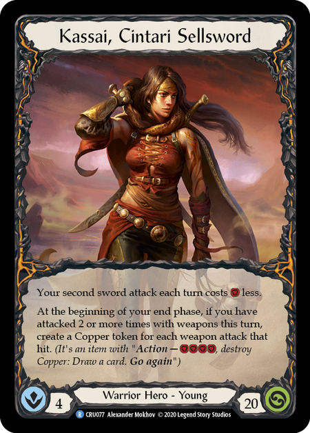 (1st Edition) Kassai, Cintari Sellsword - CRU077