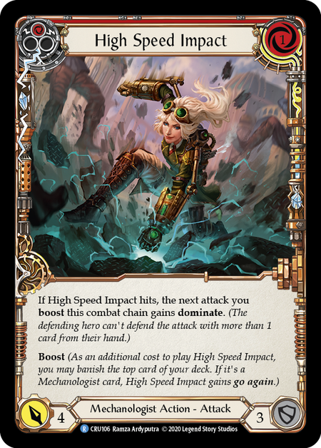 (1st Edition) High Speed Impact (Red) - CRU106