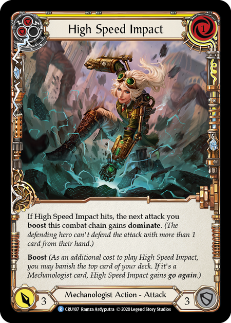 (1st Edition) High Speed Impact (Yellow) - CRU107