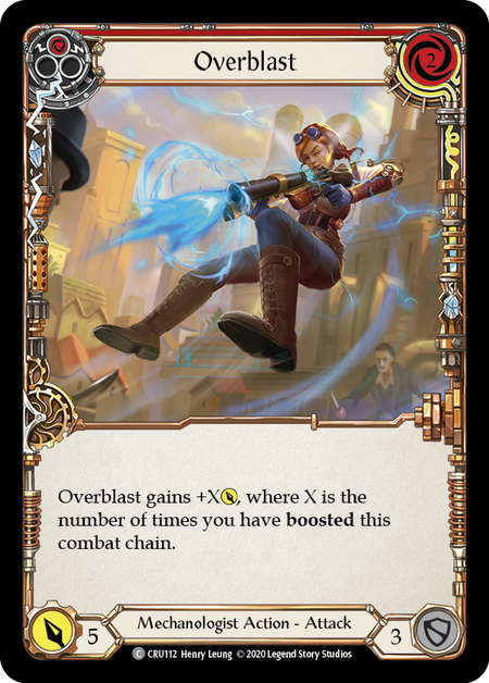 (1st Edition) Overblast (Red) - CRU112