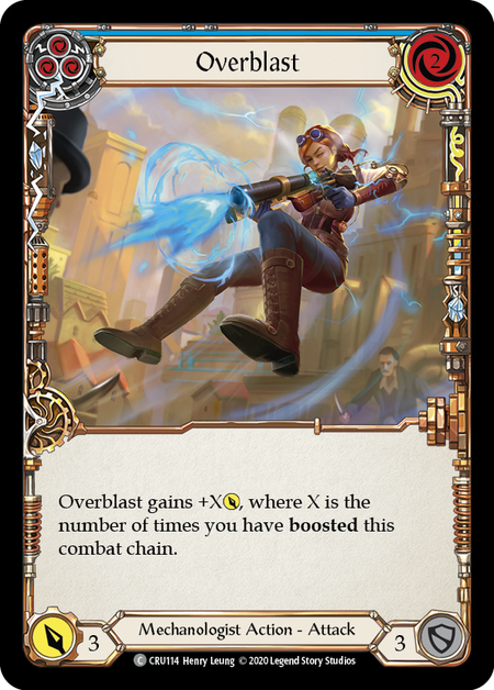 (1st Edition) Overblast (Blue) - CRU114