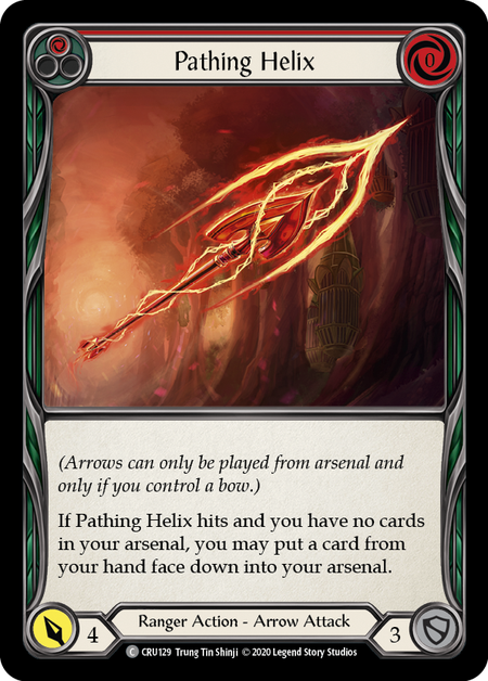 (1st Edition-RF) Pathing Helix (Red) - CRU129