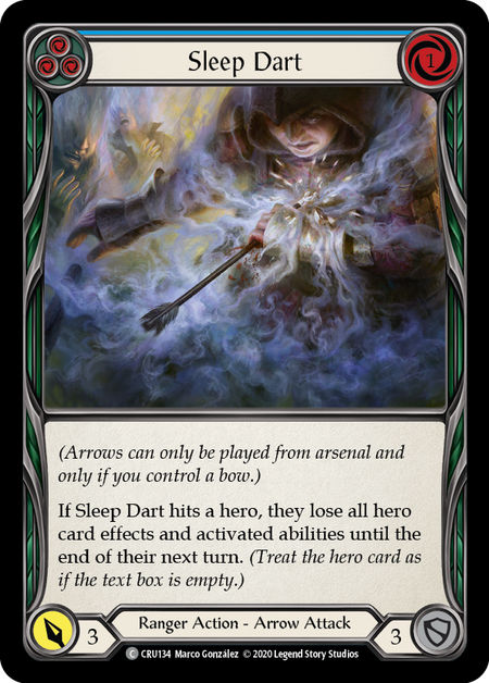 (1st Edition-RF) Sleep Dart (Blue) - CRU134