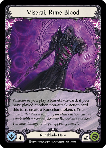 (1st Edition) Viserai, Rune Blood - CRU138
