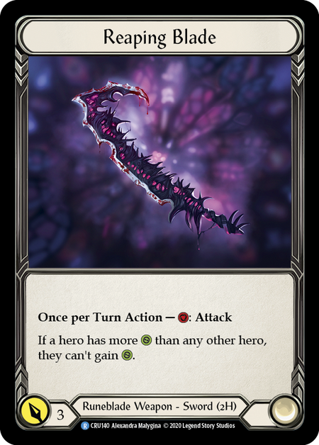 (1st Edition) Reaping Blade - CRU140