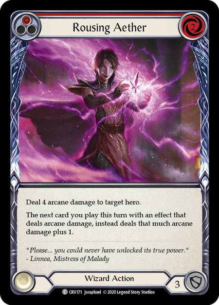 (1st Edition) Rousing Aether (Red) - CRU171