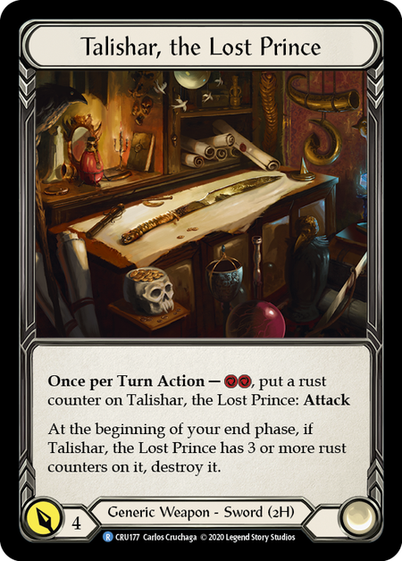 (1st Edition) Talishar, the Lost Prince - CRU177